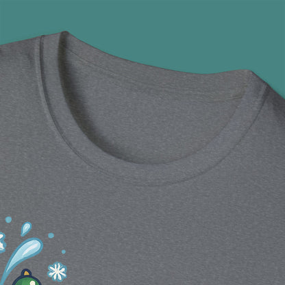 Christmas Whale Unisex T-Shirt