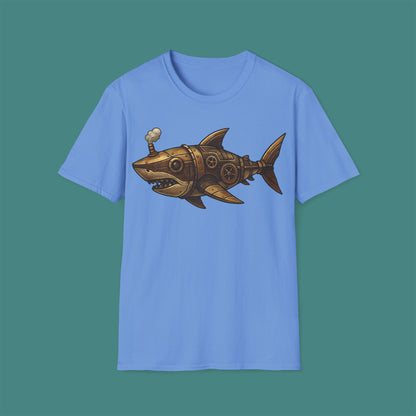 Steampunk Mechanical Shark Unisex T-Shirt