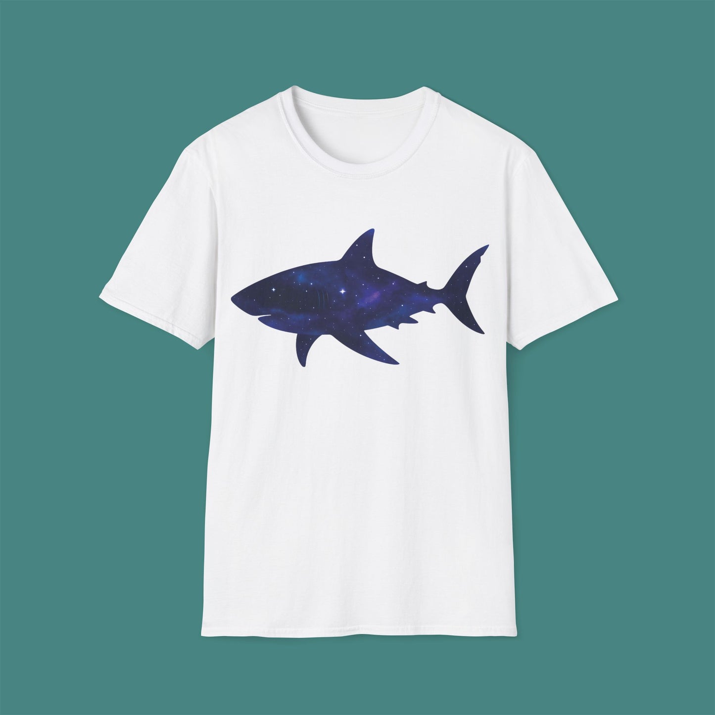 Cosmic Galaxy Shark Unisex T-Shirt