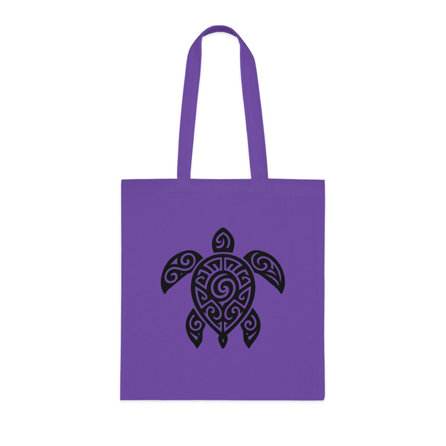 Tribal Tattoo Turtle Tote Bag