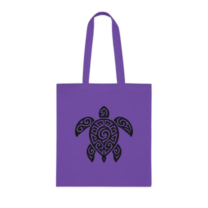 Tribal Tattoo Turtle Tote Bag