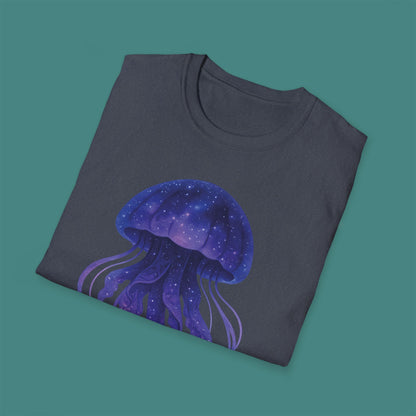 Cosmic Galaxy Jellyfish Unisex T-Shirt
