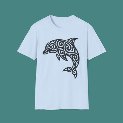 Tribal Tattoo Dolphin Unisex T-Shirt