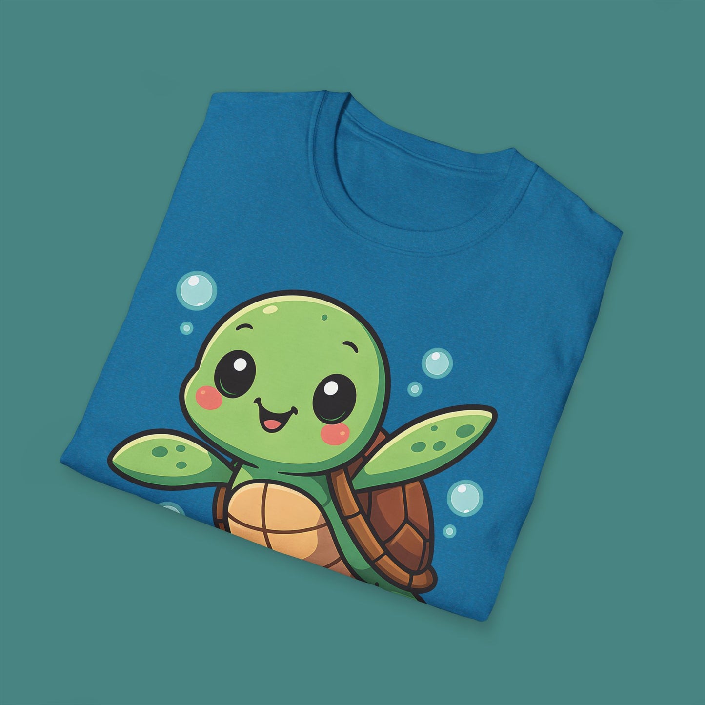 Cartoon Cute Turtle Unisex T-Shirt