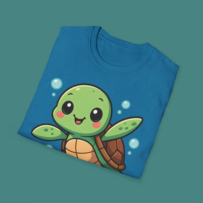 Cartoon Cute Turtle Unisex T-Shirt