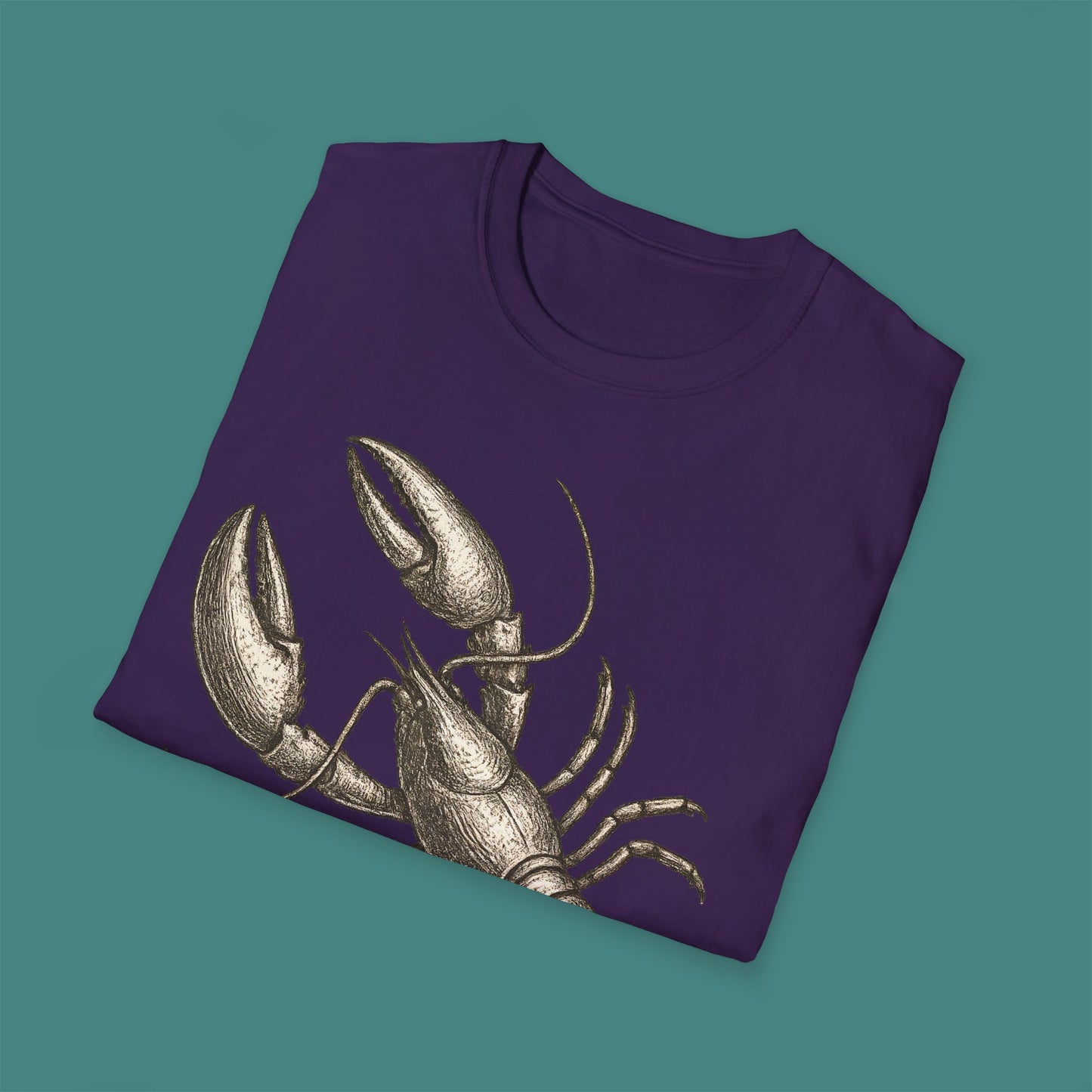 Vintage Etching Lobster Unisex T-Shirt