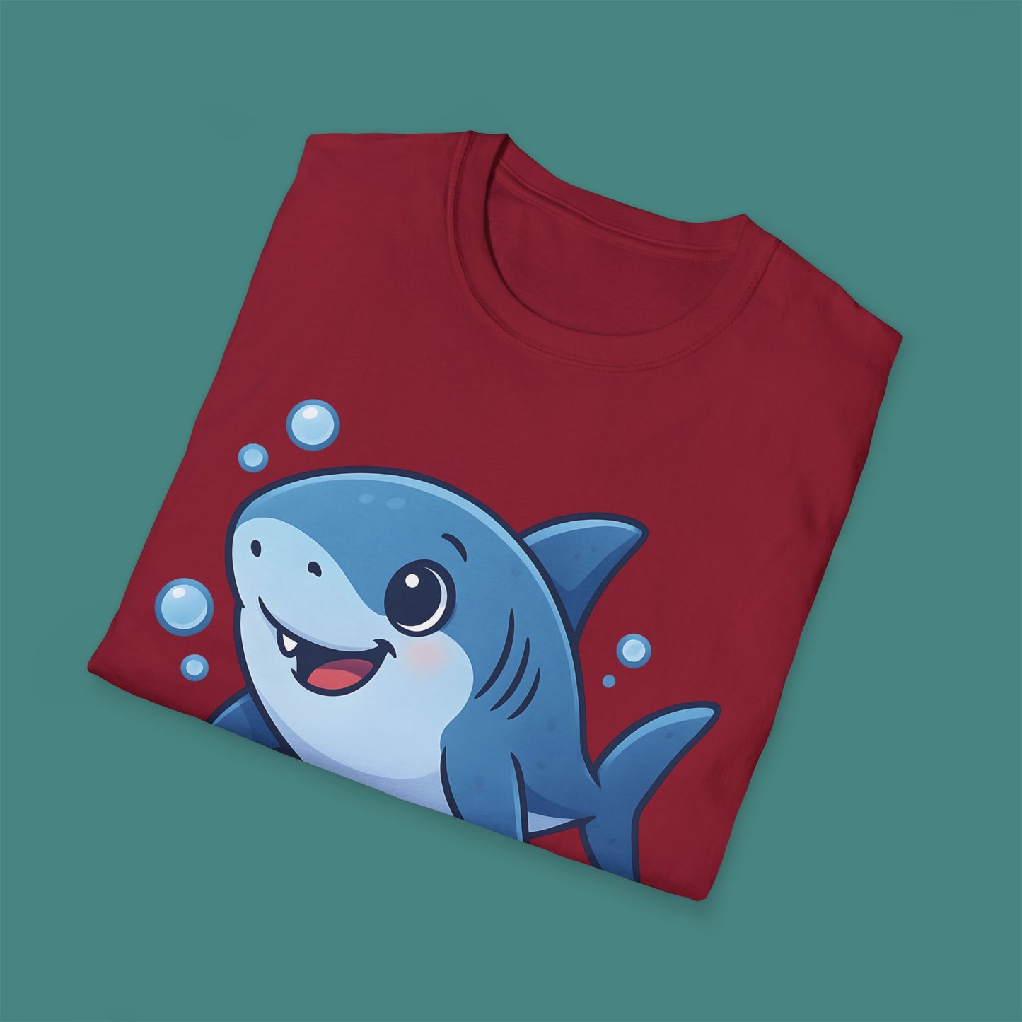 Cartoon Cute Shark Unisex T-Shirt
