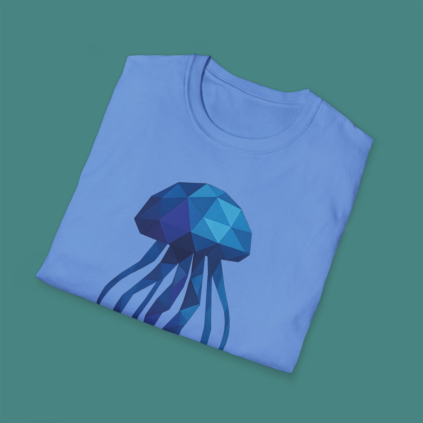 Geometric Polygon Jellyfish Unisex T-Shirt