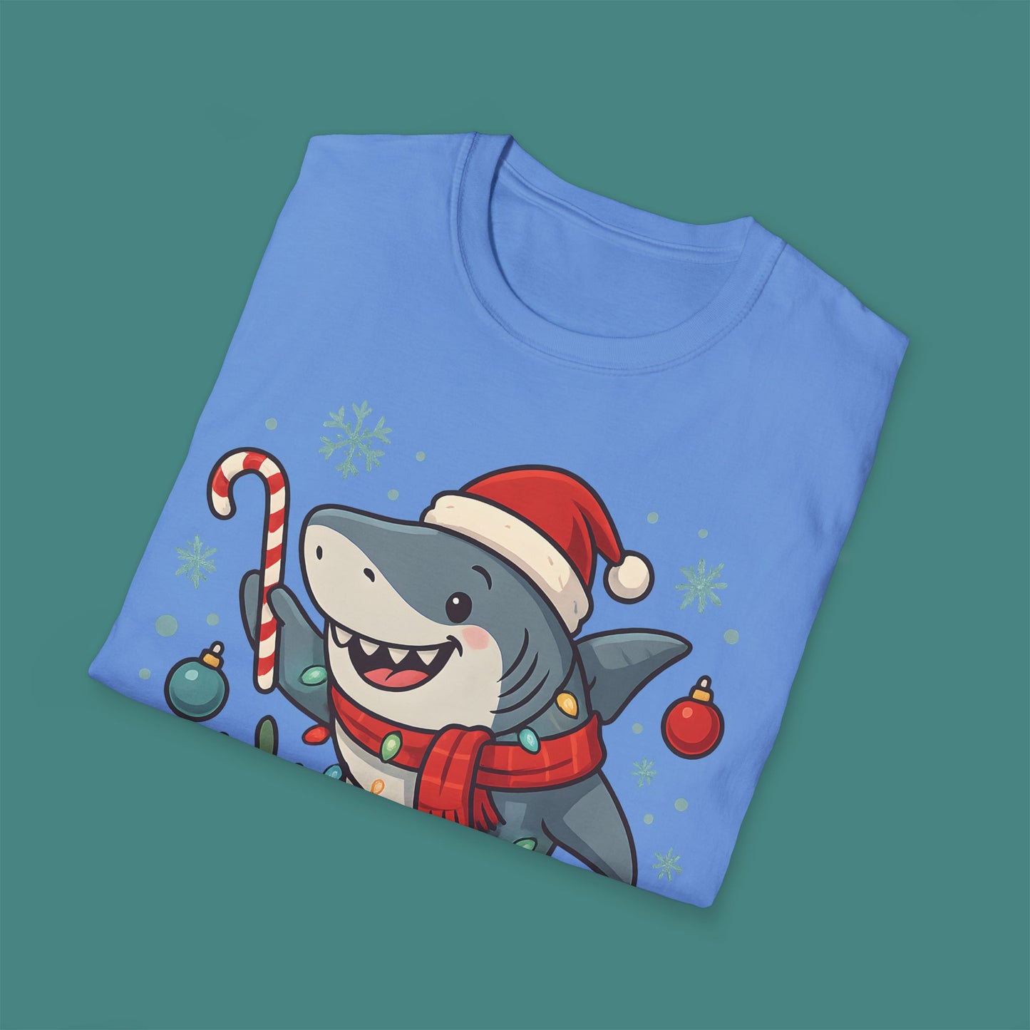 Christmas Shark Unisex T-Shirt