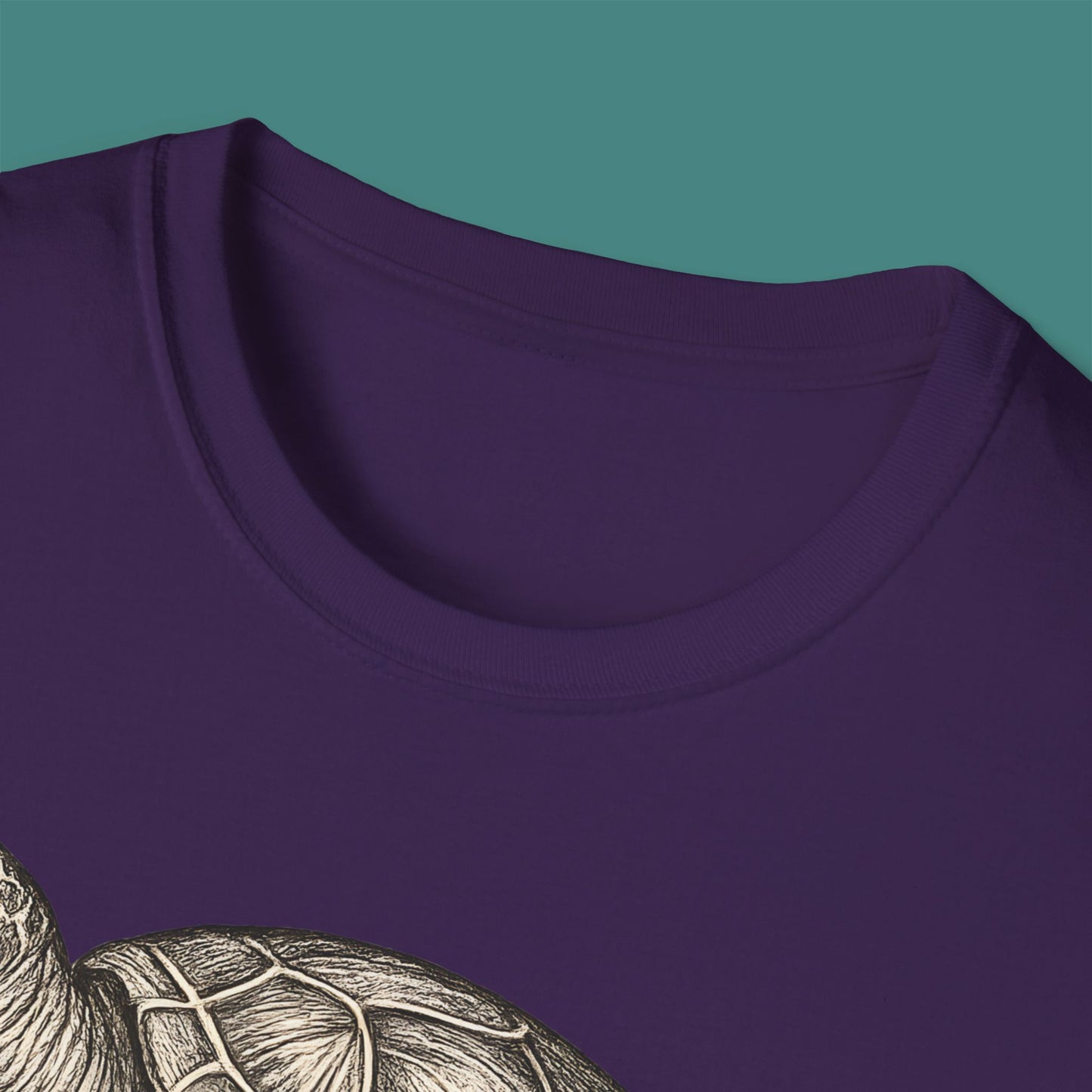 Vintage Etching Turtle Unisex T-Shirt