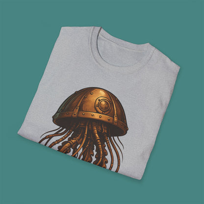Steampunk Mechanical Jellyfish Unisex T-Shirt
