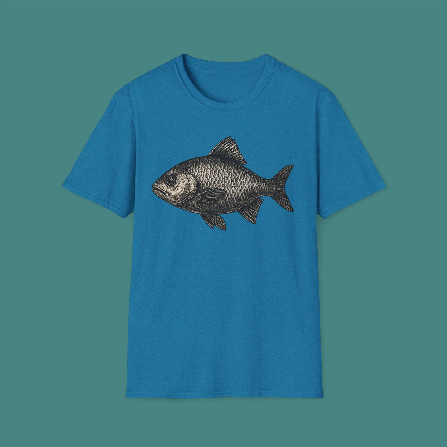 Vintage Etching Fish Unisex T-Shirt