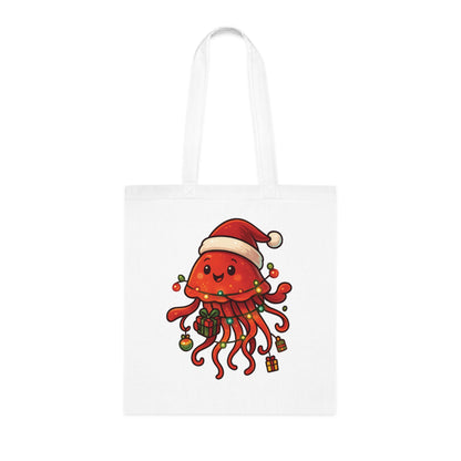 Christmas Jellyfish Tote Bag