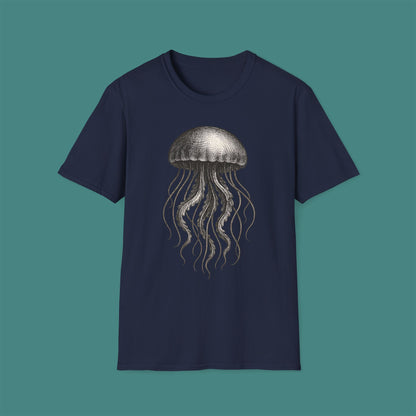 Vintage Etching Jellyfish Unisex T-Shirt