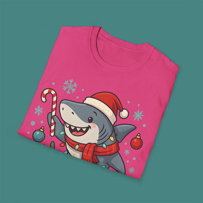 Christmas Shark Unisex T-Shirt