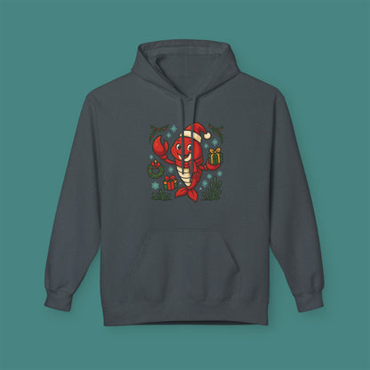 Christmas Lobster Fleece Unisex Hoodie
