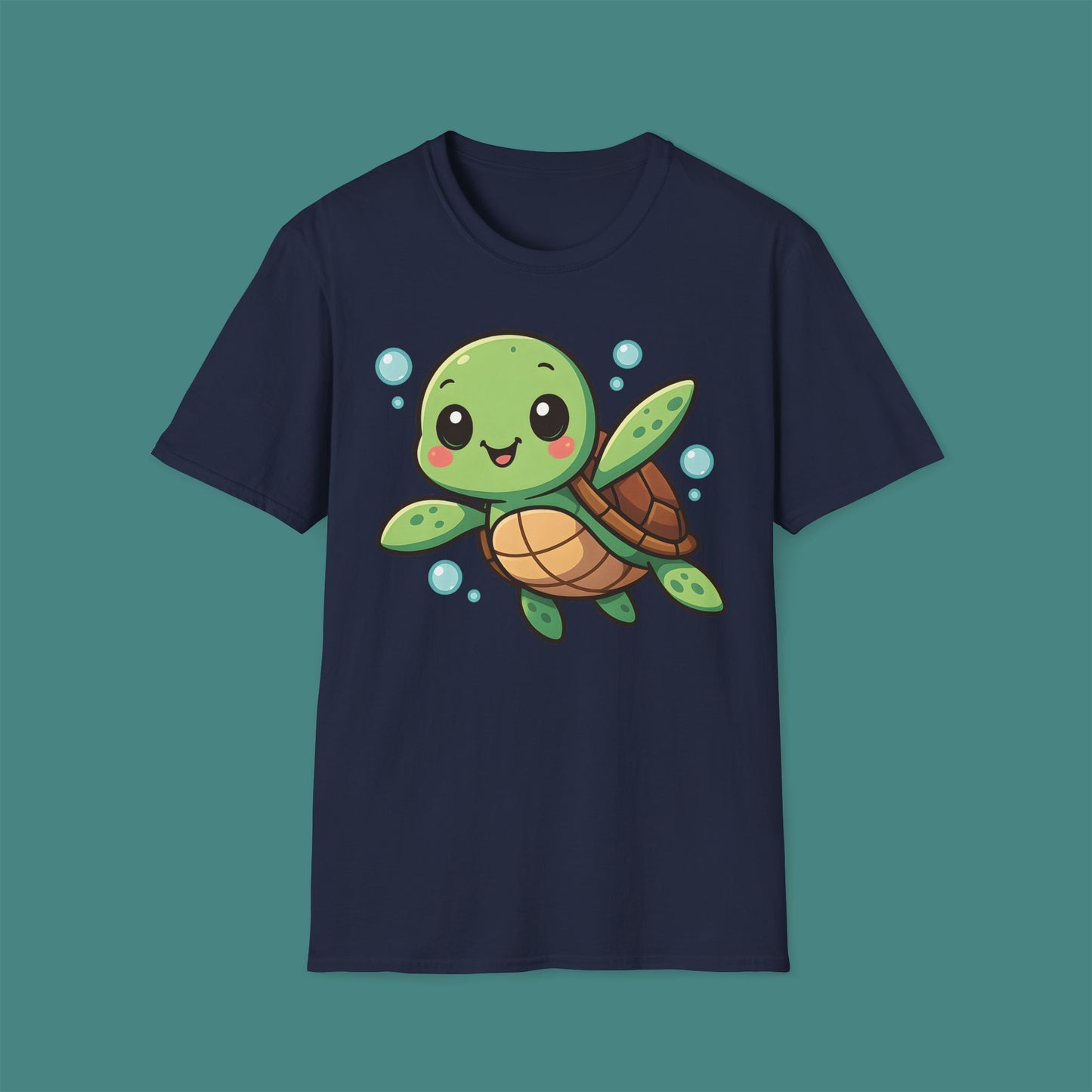Cartoon Cute Turtle Unisex T-Shirt