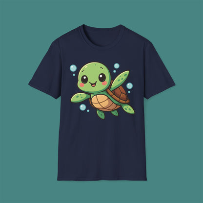 Cartoon Cute Turtle Unisex T-Shirt