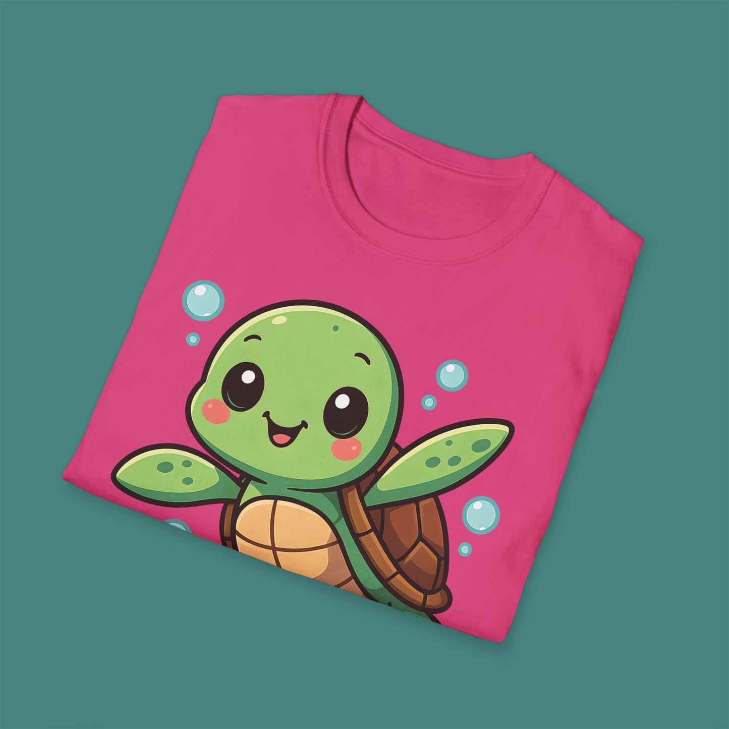 Cartoon Cute Turtle Unisex T-Shirt