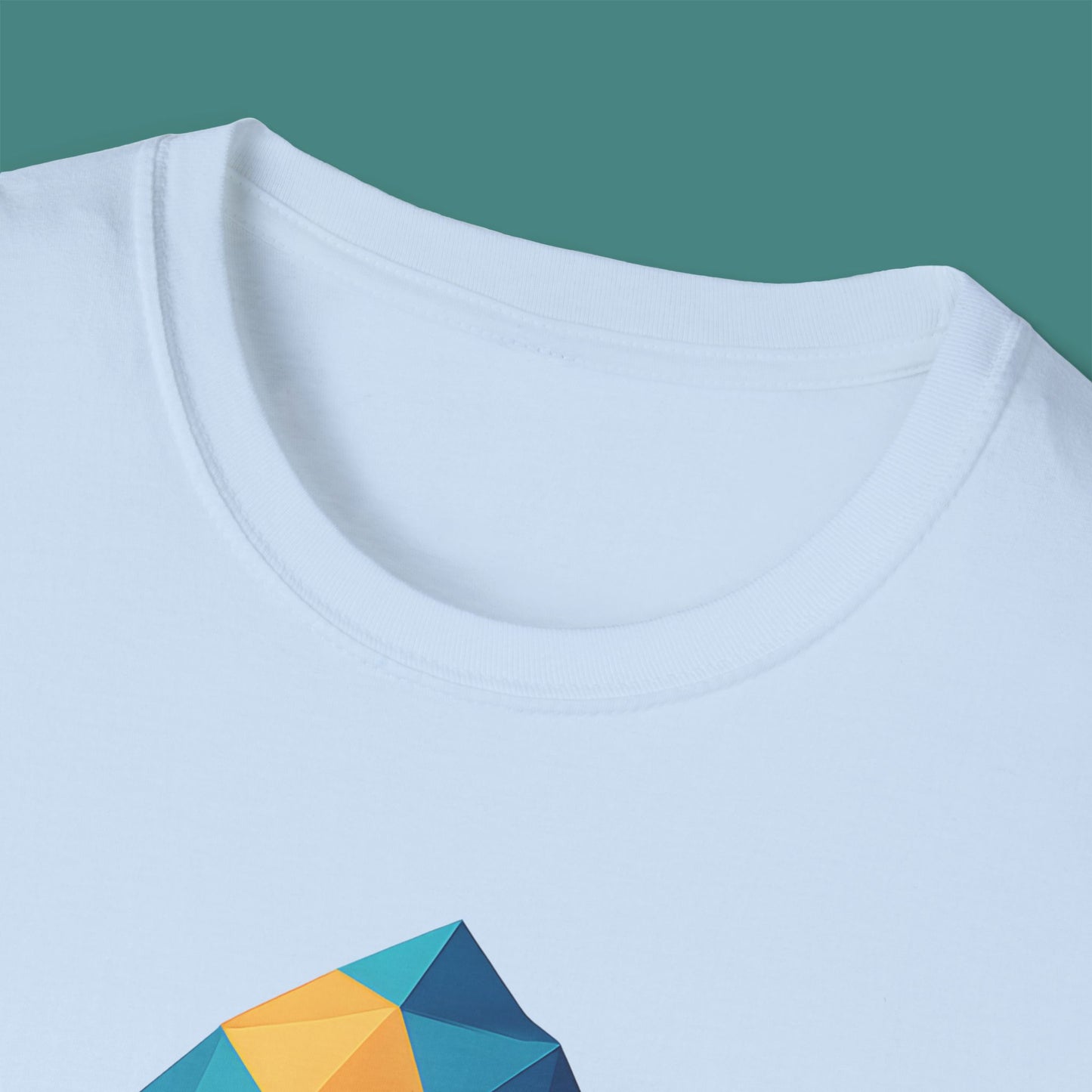 Geometric Polygon Seahorse Unisex T-Shirt