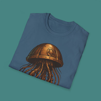 Steampunk Mechanical Jellyfish Unisex T-Shirt