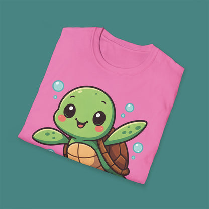 Cartoon Cute Turtle Unisex T-Shirt