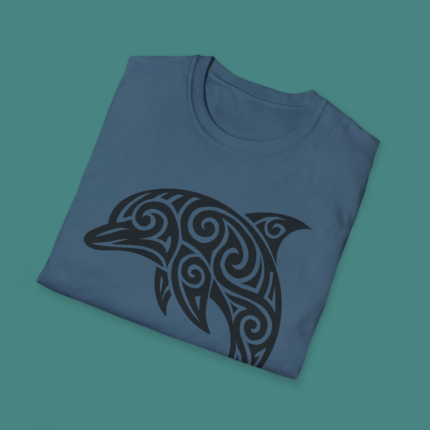 Tribal Tattoo Dolphin Unisex T-Shirt