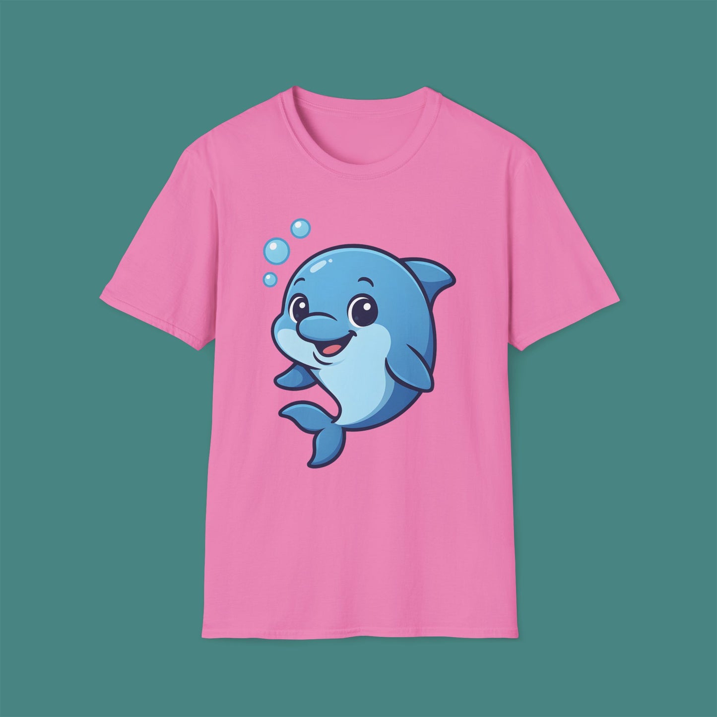Cartoon Cute Dolphin Unisex T-Shirt