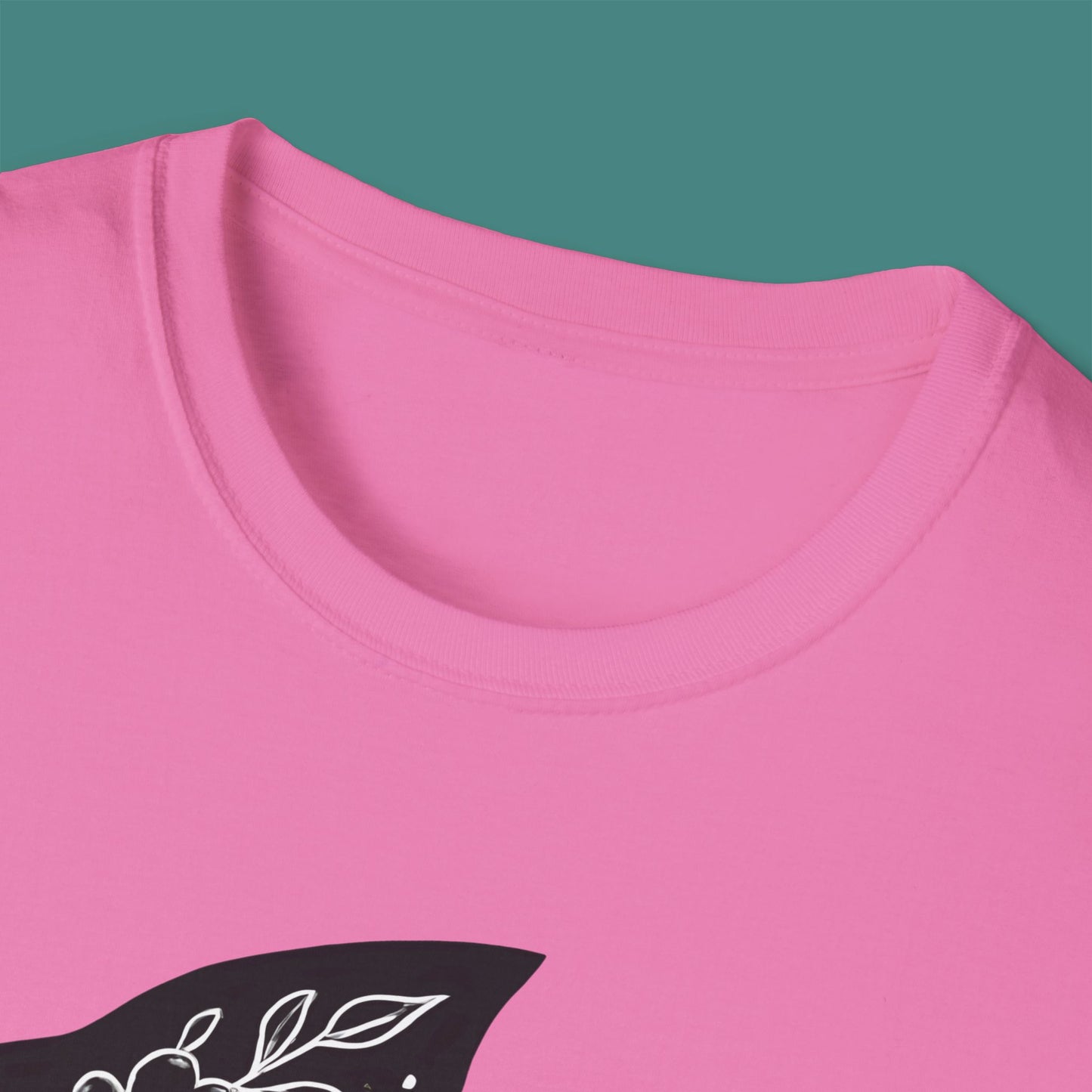 Floral Fish Silhouette Unisex T-Shirt