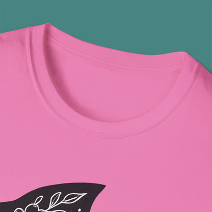 Floral Fish Silhouette Unisex T-Shirt