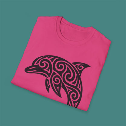 Tribal Tattoo Dolphin Unisex T-Shirt
