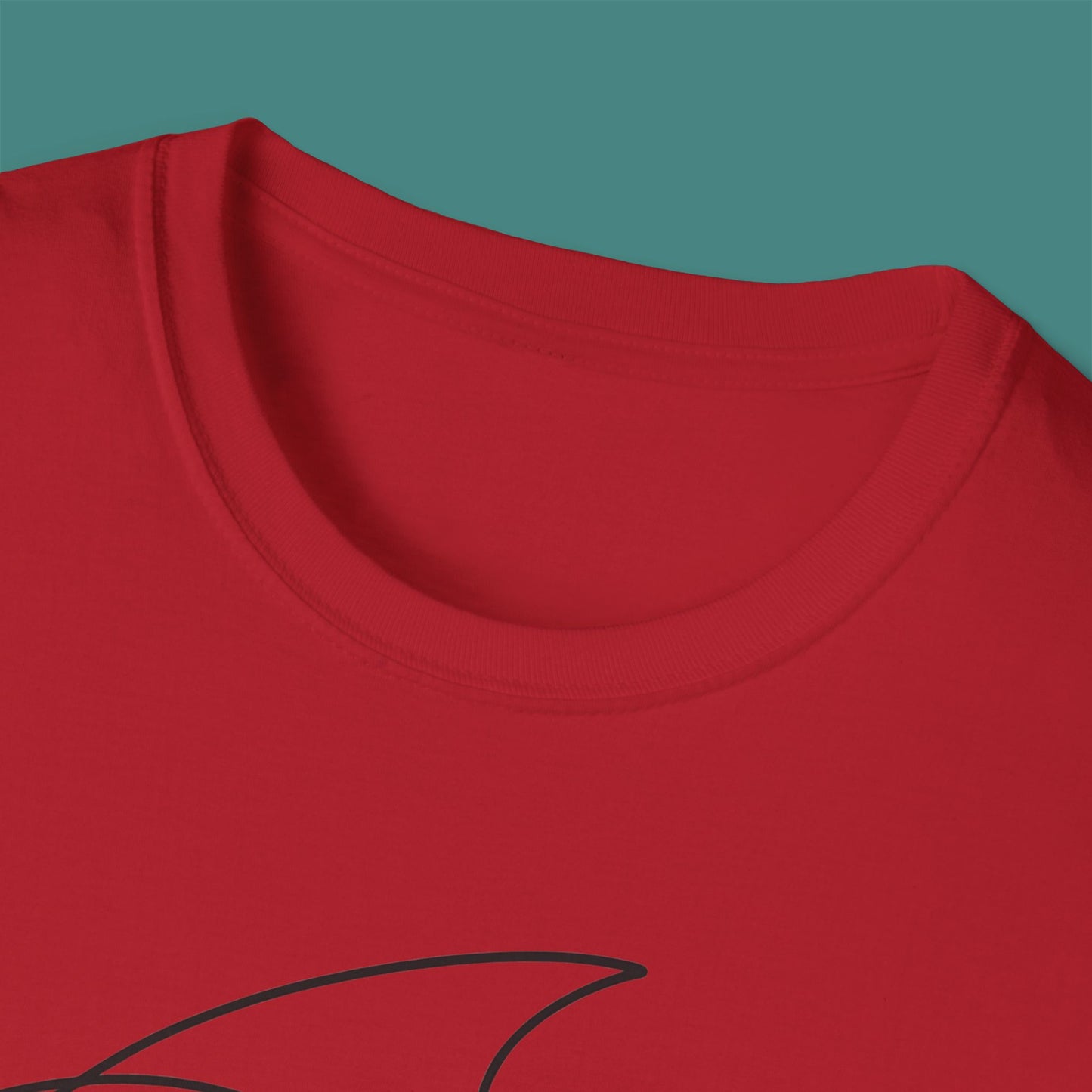 Minimalist Line Art Fish Unisex T-Shirt
