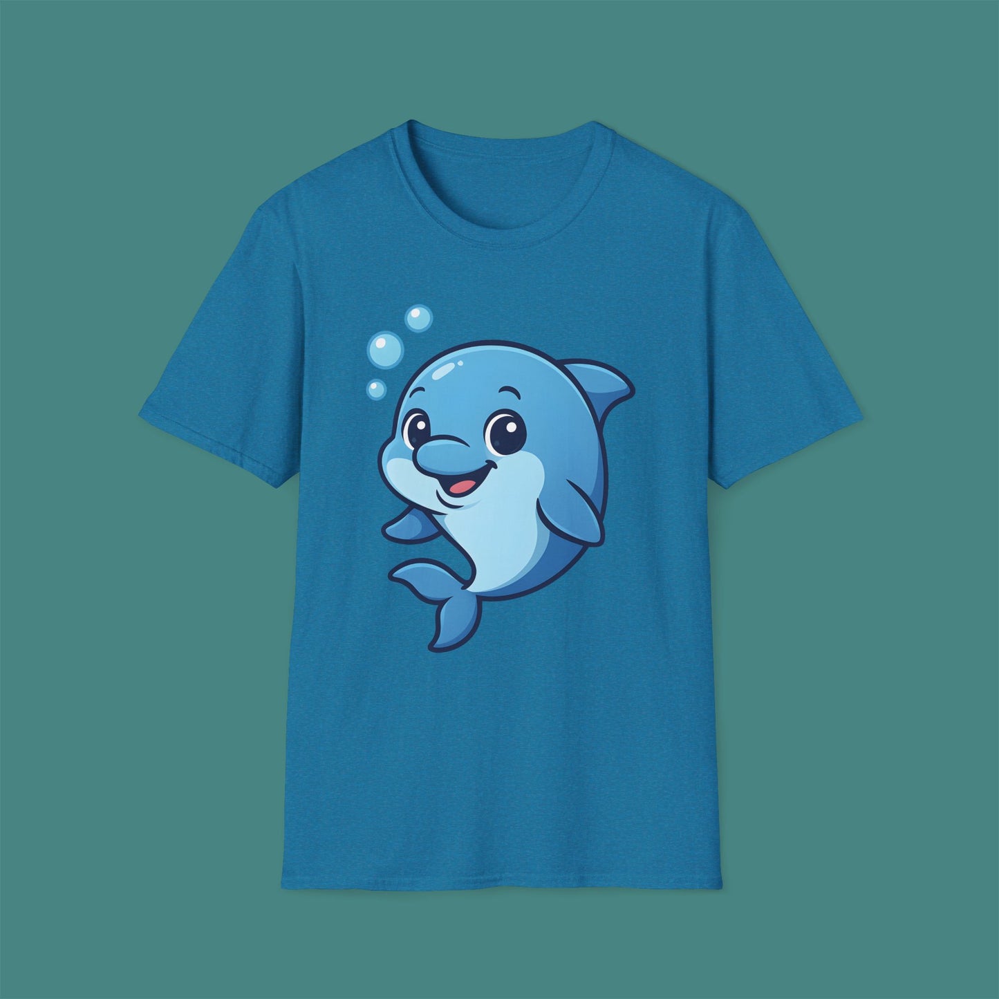 Cartoon Cute Dolphin Unisex T-Shirt