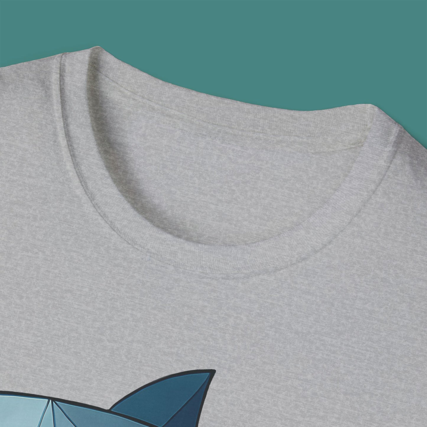 Geometric Polygon Shark Unisex T-Shirt