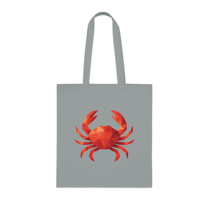 Geometric Polygon Crab Tote Bag