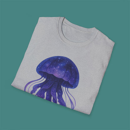 Cosmic Galaxy Jellyfish Unisex T-Shirt