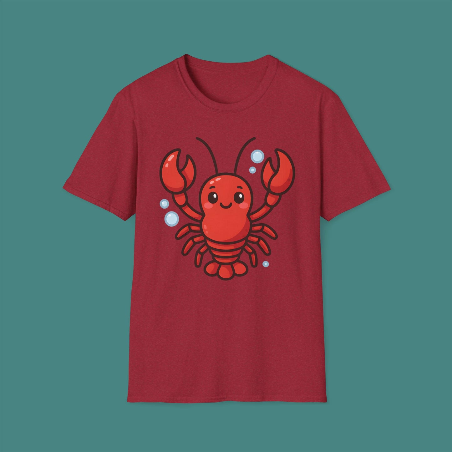 Cartoon Cute Lobster Unisex T-Shirt