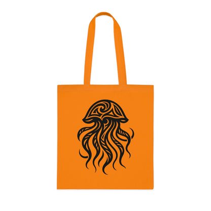 Tribal Tattoo Jellyfish Tote Bag