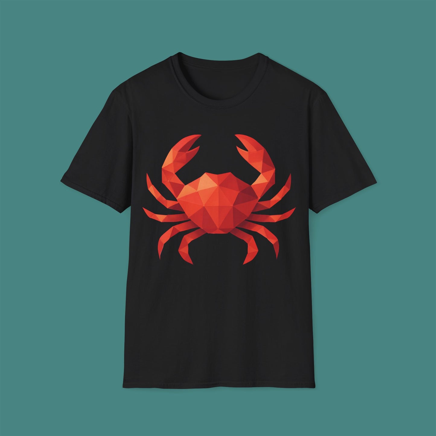 Geometric Polygon Crab Unisex T-Shirt