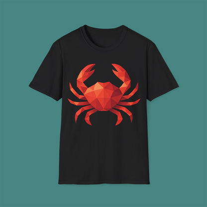 Geometric Polygon Crab Unisex T-Shirt