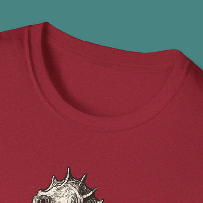 Vintage Etching Seahorse Unisex T-Shirt