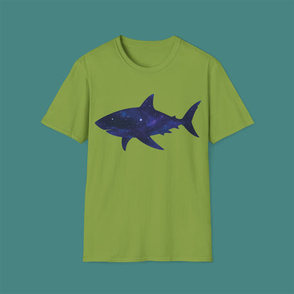 Cosmic Galaxy Shark Unisex T-Shirt