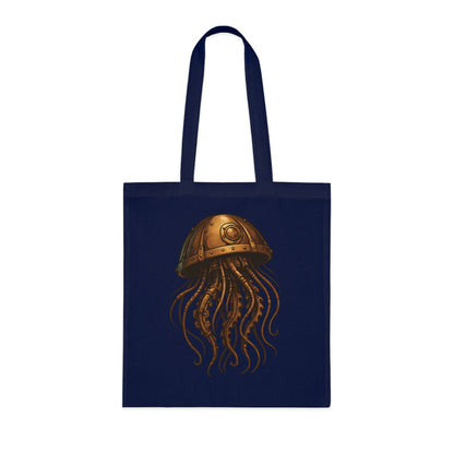Steampunk Mechanical Jellyfish Tote Bag