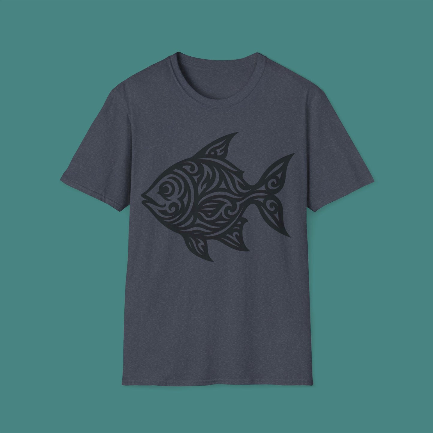 Tribal Tattoo Fish Unisex T-Shirt