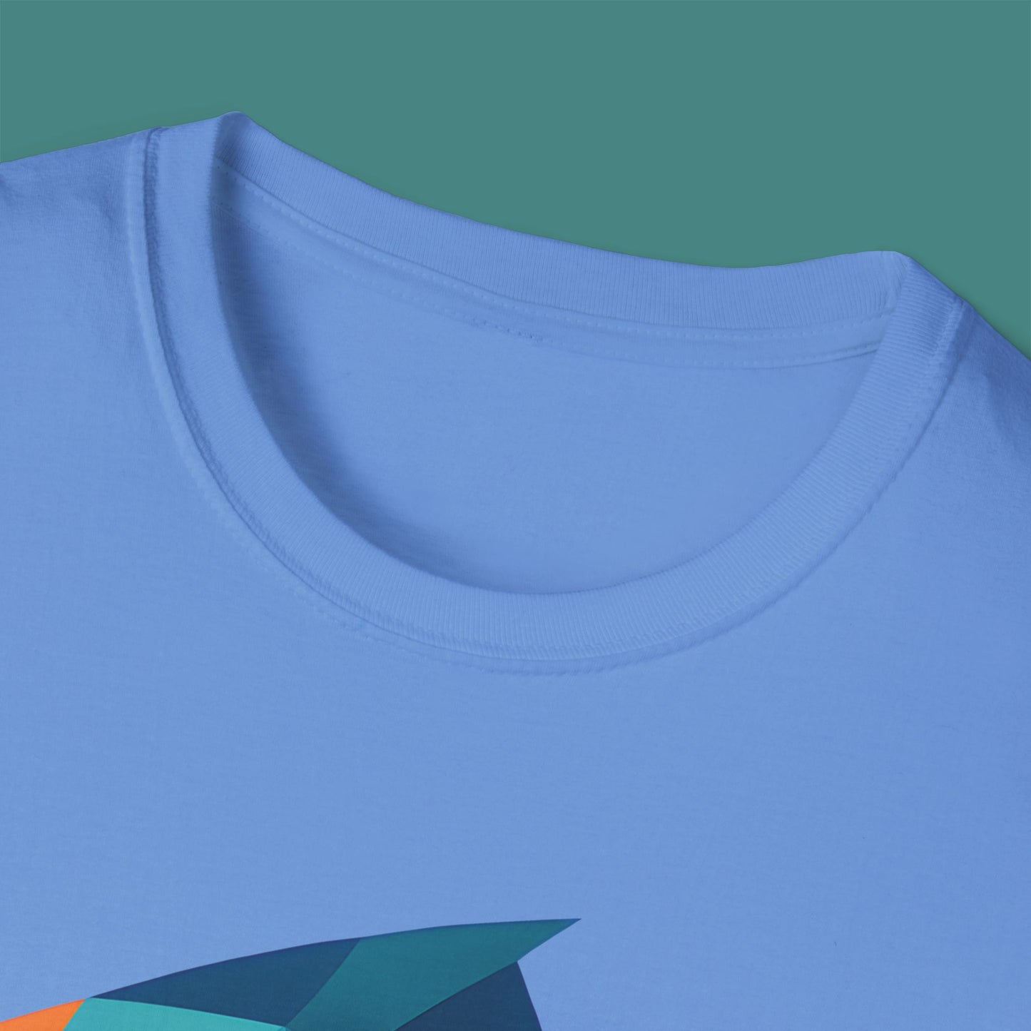 Geometric Polygon Fish Unisex T-Shirt