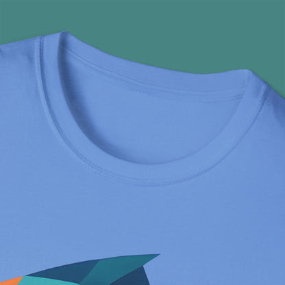 Geometric Polygon Fish Unisex T-Shirt