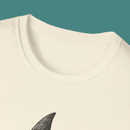 Vintage Etching Shark Unisex T-Shirt