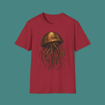 Steampunk Mechanical Jellyfish Unisex T-Shirt