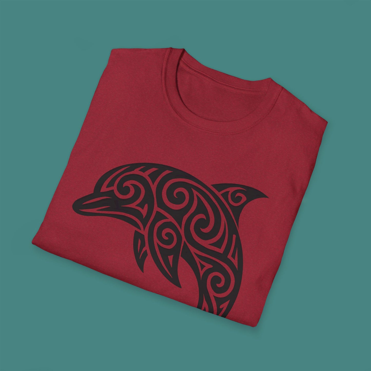 Tribal Tattoo Dolphin Unisex T-Shirt