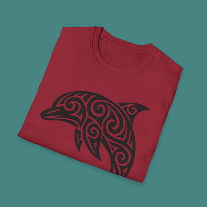 Tribal Tattoo Dolphin Unisex T-Shirt